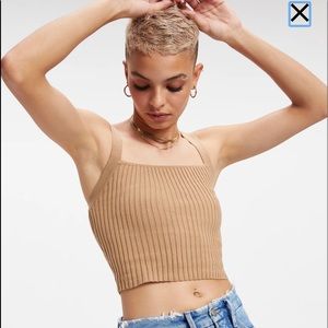 Good American knitted tank